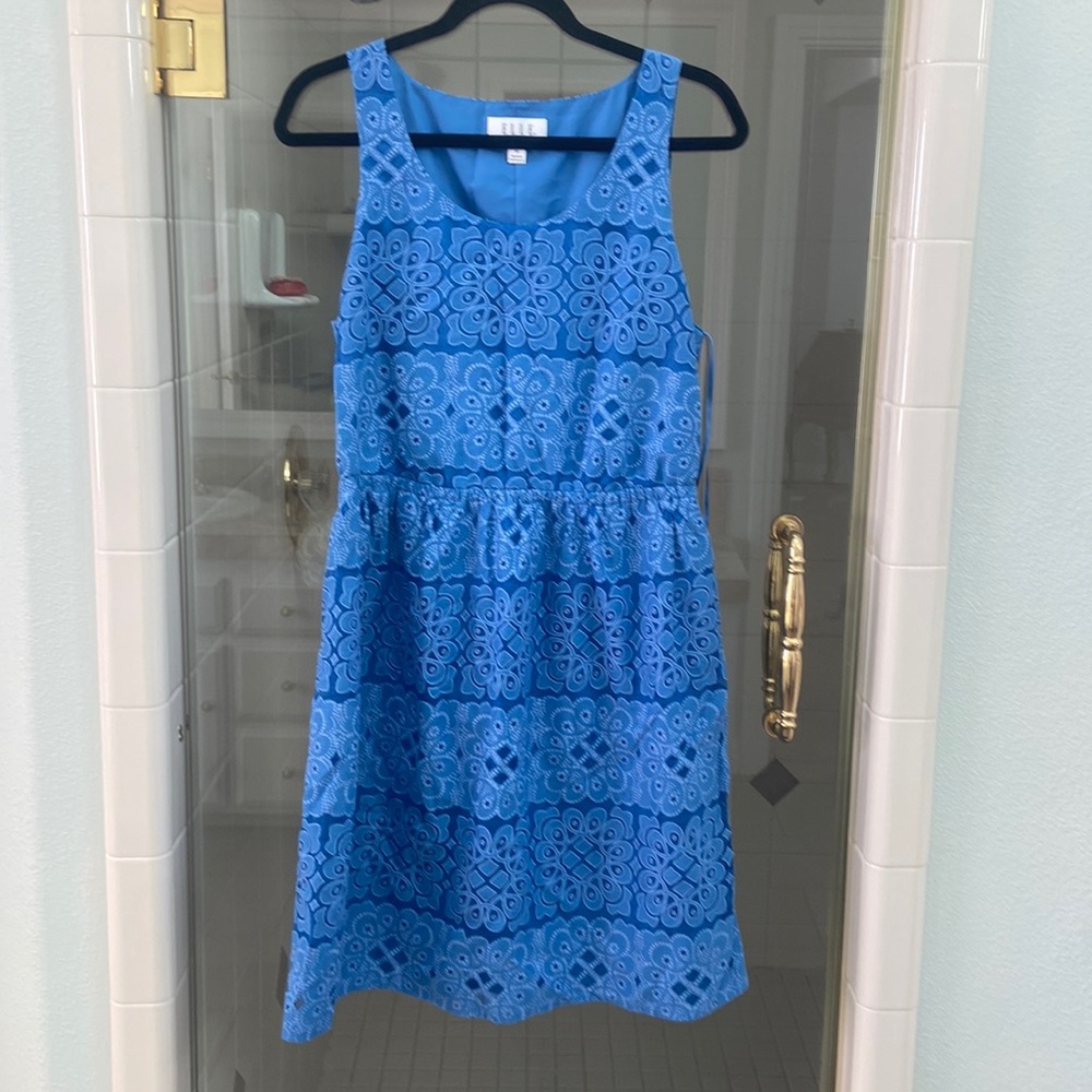 Blue dress made by Elle